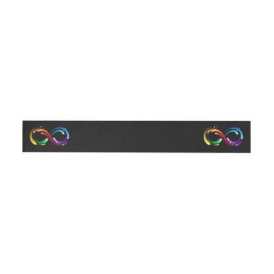 Oneindigheidssymbool van regenboogkometen