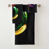 Oneindigheidssymbool van regenboogkometen bad handdoek (Insitu)
