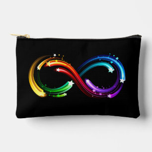 Oneindigheidssymbool van regenboogkometen etui