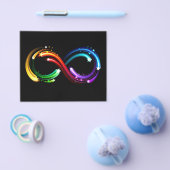 Oneindigheidssymbool van regenboogkometen flyer (Enkel)