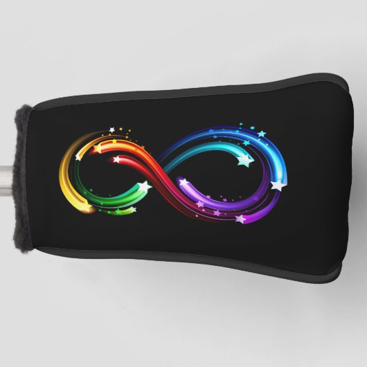 Oneindigheidssymbool van regenboogkometen golfheadcover (Voorkant)