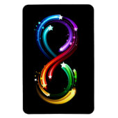 Oneindigheidssymbool van regenboogkometen magneet (Verticaal)