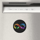 Oneindigheidssymbool van regenboogkometen magneet (Insitu (Vaatwasser))