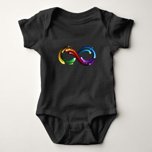 Oneindigheidssymbool van regenboogkometen romper (Voorkant)