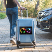 Oneindigheidssymbool van regenboogkometen sticker (Koffer Insitu)