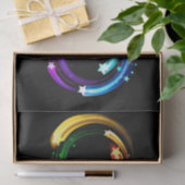 Oneindigheidssymbool van regenboogkometen tissuepapier (Geschenk)