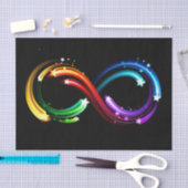 Oneindigheidssymbool van regenboogkometen tissuepapier (Craft)