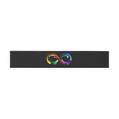 Oneindigheidssymbool van regenboogkometen uitnodigingen wikkel (Vlak)