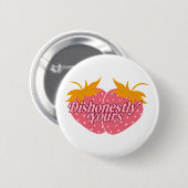 Oneinestly Yours Aardbeien door Haley - Button (Voorkant /achterkant)