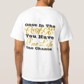 OneLifeOriginalBlack&Gold T-shirt (Achterkant)