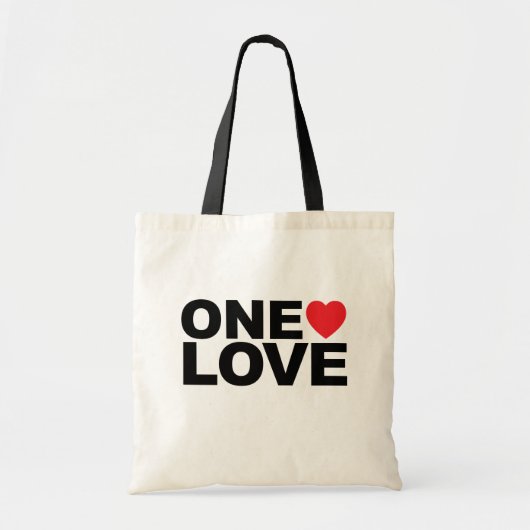 OneLove Logo Canvas tas (Voorkant)