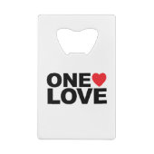 OneLove Logo Creditkaart Flessenopener (Achterkant)