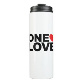 OneLove Logo Thermal Tumbler Thermosbeker