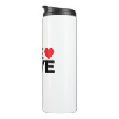 OneLove Logo Thermal Tumbler Thermosbeker (Geroteerd rechts)