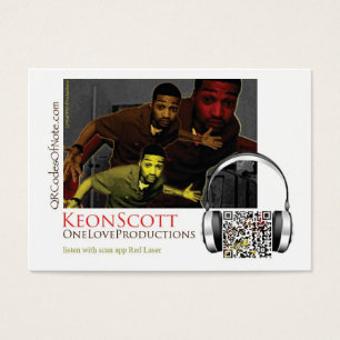 OneLoveProductions, Keon Scott Music Visitekaartje