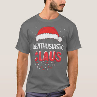 Onenthousiaste kerstkerstkerstprijs t-shirt