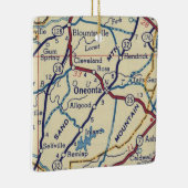 Oneonta AL  Map Keramisch Ornament (Rechts)