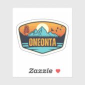 Oneonta, Alabama Sticker (Vel)