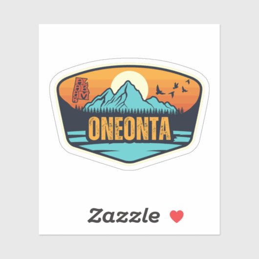Oneonta, Alabama Sticker (Vel)