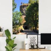Oneonta Gorge Tunnel, Oregon Poster (Thuiskantoor)