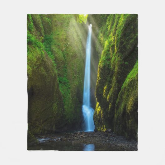 Oneonta Herfsten Fleece Deken (Voorkant)