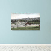 Oneonta Park & Raymond Hotel Canvas Afdruk (Insitu (Houten vloer))