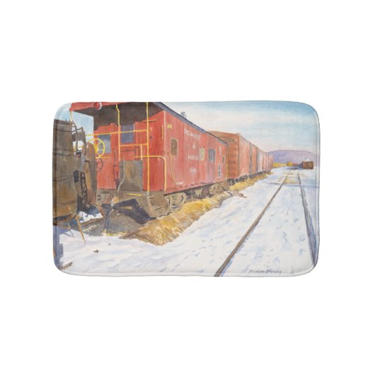Oneonta Railroad Yard D&H Caboose Badmat (Voorkant)