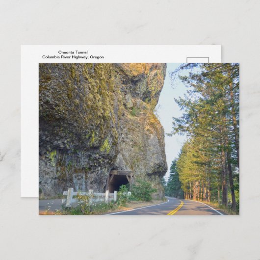 Oneonta Tunnel, Columbia River Highway, Oregon Briefkaart (Voorkant / Achterkant)