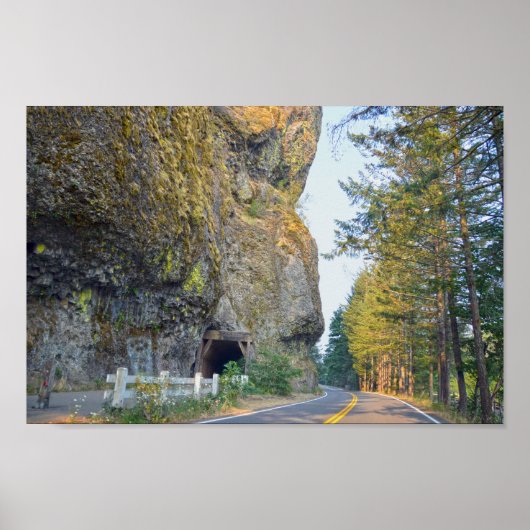 Oneonta Tunnel, Columbia River Highway, Oregon Poster (Voorkant)