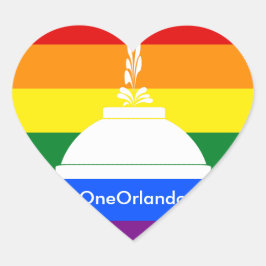 OneOrlando Hart Sticker