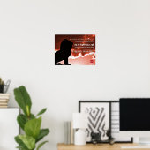 OnePeterFive Lion Poster (Thuiskantoor)