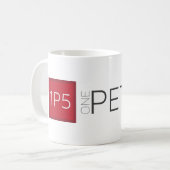 OnePeterFive standaard Mok (Voorkant links)