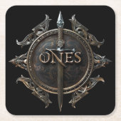 ONEs-badge Kartonnen Onderzetters (Voorkant)