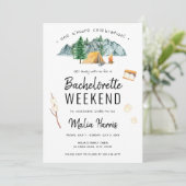 One's More Celebration Camping Bachelorette Kaart (Staand voorkant)