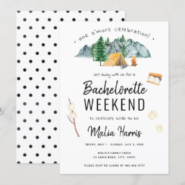 One's More Celebration Camping Bachelorette Kaart