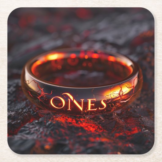 ONEs-ring Kartonnen Onderzetters (Voorkant)
