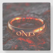 ONEs-ring Stenen Onderzetter (Voorkant)
