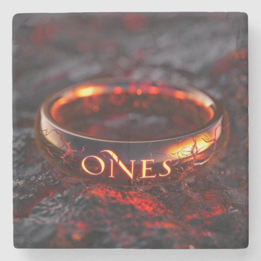 ONEs-ring Stenen Onderzetter (Voorkant)