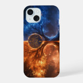 ONEs-structuur iPhone 15 Case (Achterkant)