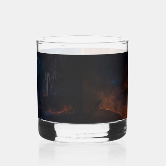 ONEs-structuur Whisky Glas (Rechts)