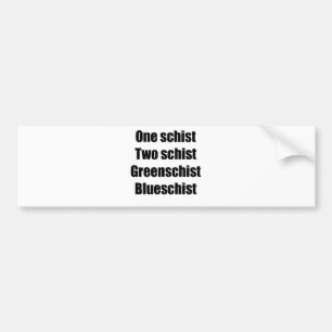 oneschistzwart bumpersticker