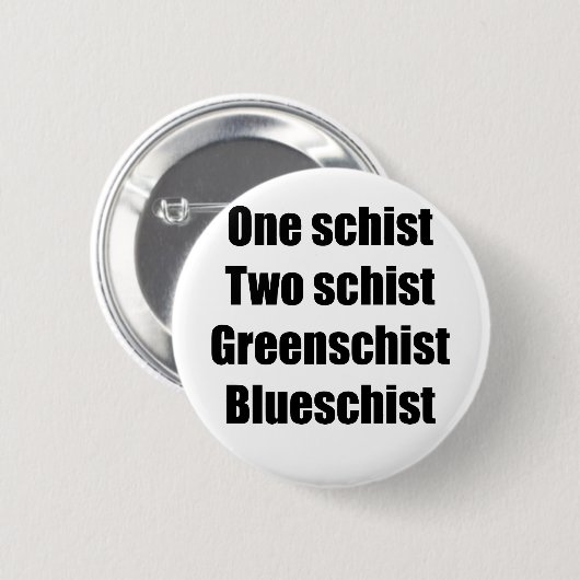 oneschistzwart ronde button 5,7 cm (Voorkant /achterkant)