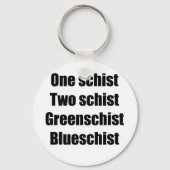 oneschistzwart sleutelhanger (Voorkant)