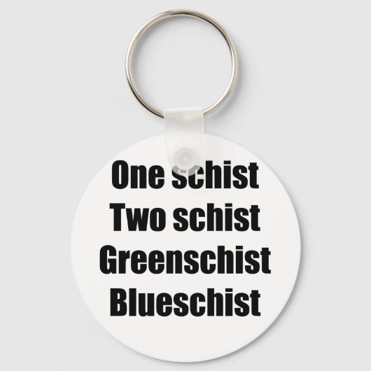 oneschistzwart sleutelhanger (Voorkant)