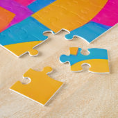 oneven abstract patroon 8 legpuzzel (Zijkant)