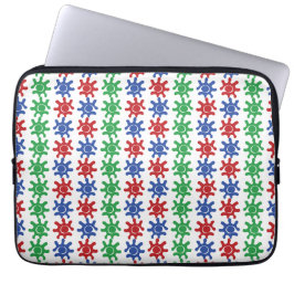 Oneven Abstract Patroon Laptop Sleeve 13-inch