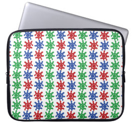 Oneven Abstract Patroon Laptophoes 15-inch Laptop Sleeve