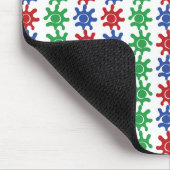 Oneven Abstract Patroon Muismat (Hoek)