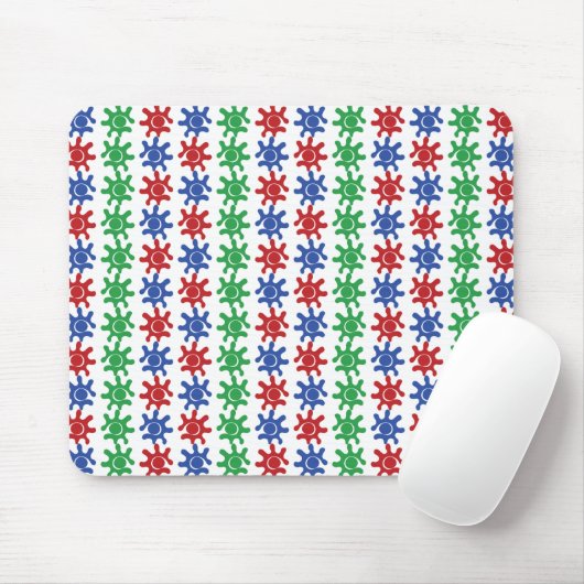 Oneven Abstract Patroon Muismat (Met muis)