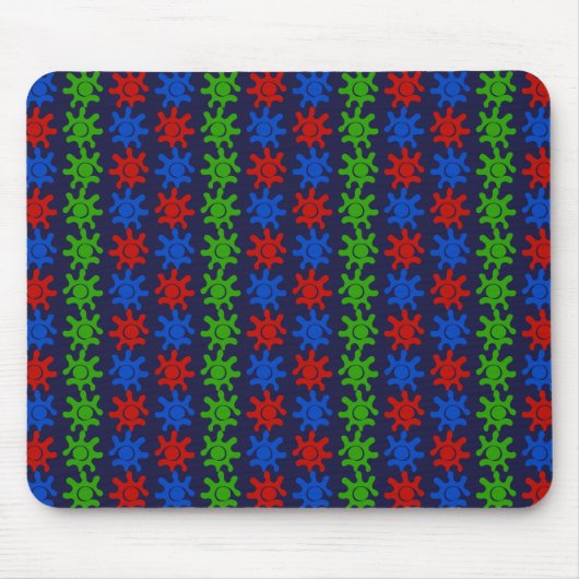 Oneven Abstract Pattern Mousepad Muismat (Voorkant)
